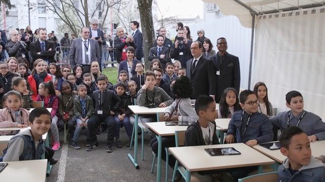 Visite de M. le Président François HOLLANDE à Vaulx-en-Velin – 21 mars 2017