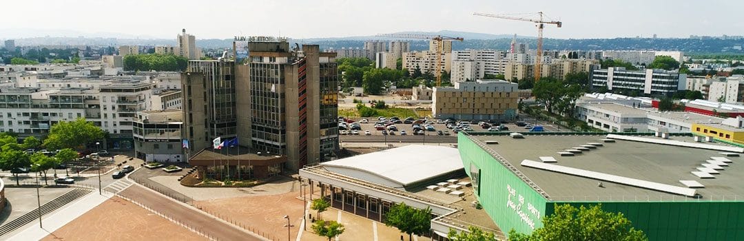 Hôtel de ville (vue aérienne)