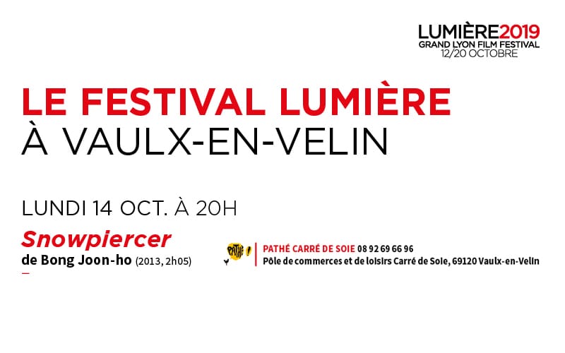 Festival lumière 2019 - 14 octobre à Vaux-en-Velin