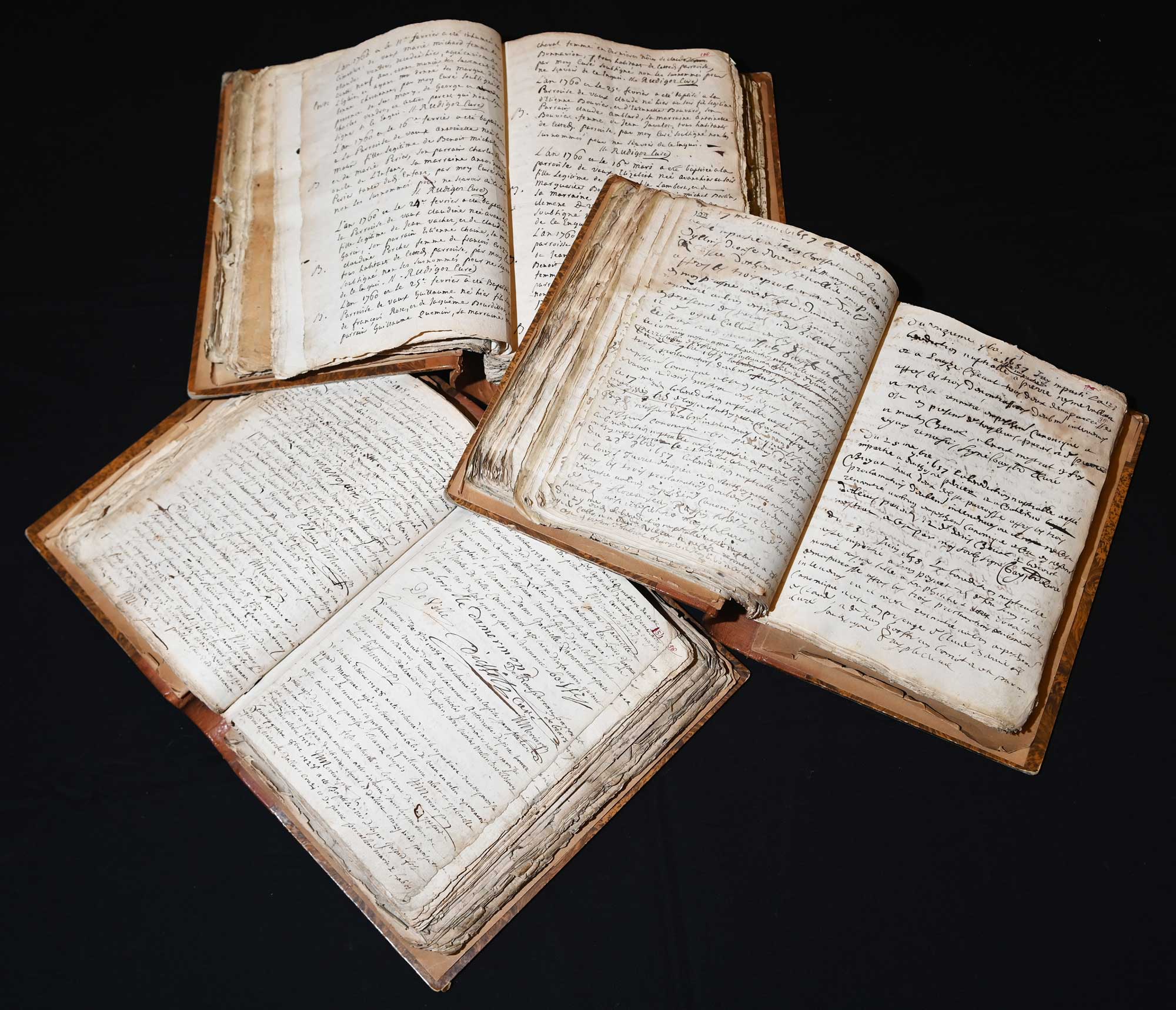 Archives municipales - Extrait des registres paroissiaux de 1762 © Ville de Vaulx‑en‑Velin