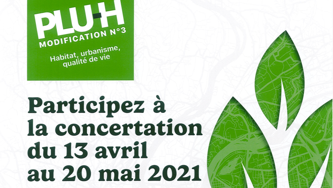 Concertation PLU-H du 13 avril au 20 mai 2021