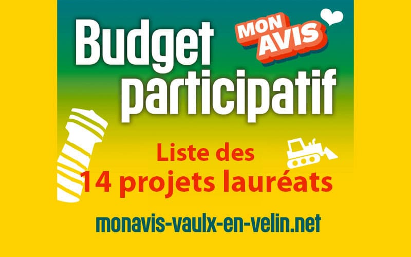 Budget participatif : retrouvez le classement des 14 projets lauréats !