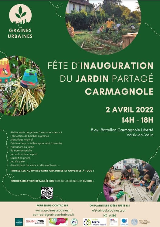 Inauguration jardin Carmagnole 02.04.22
