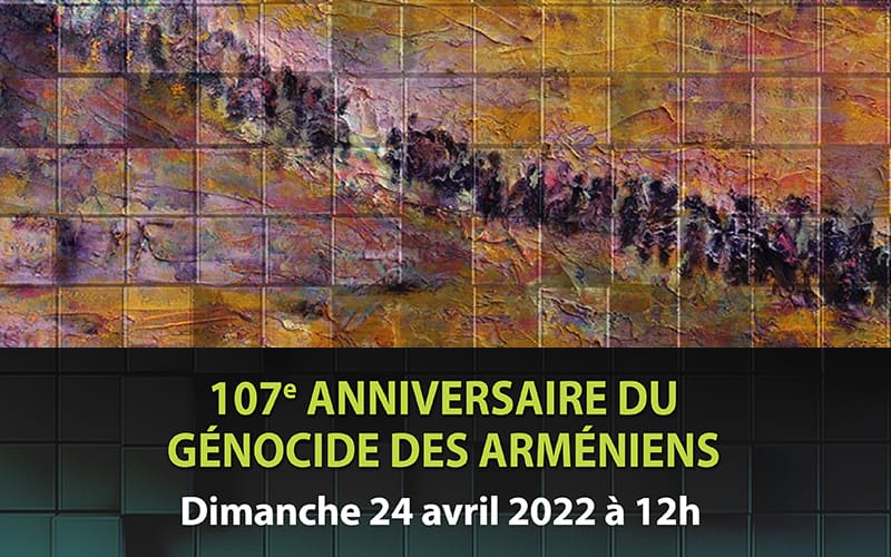 Commémoration du 107e anniversaire du génocide des Arméniens