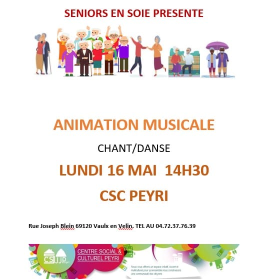 Spectacle musical seniors à Peyri  mai 2022