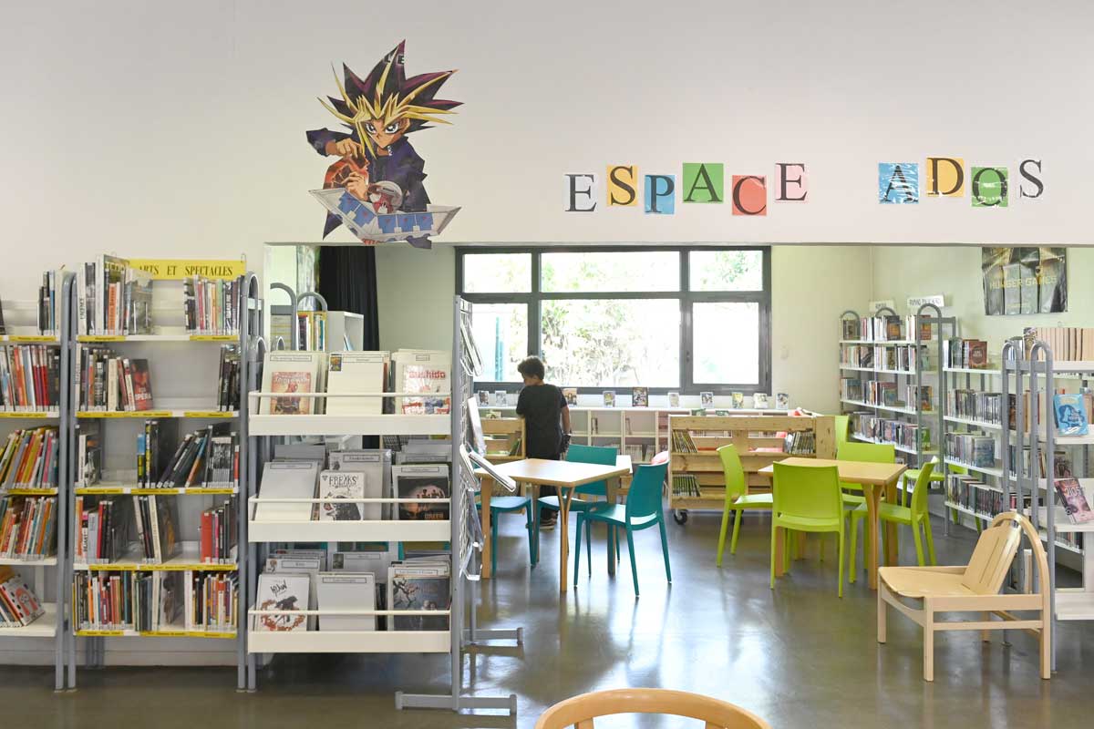 Bibliothèque Chassine - Espace Ados - septembre 2022