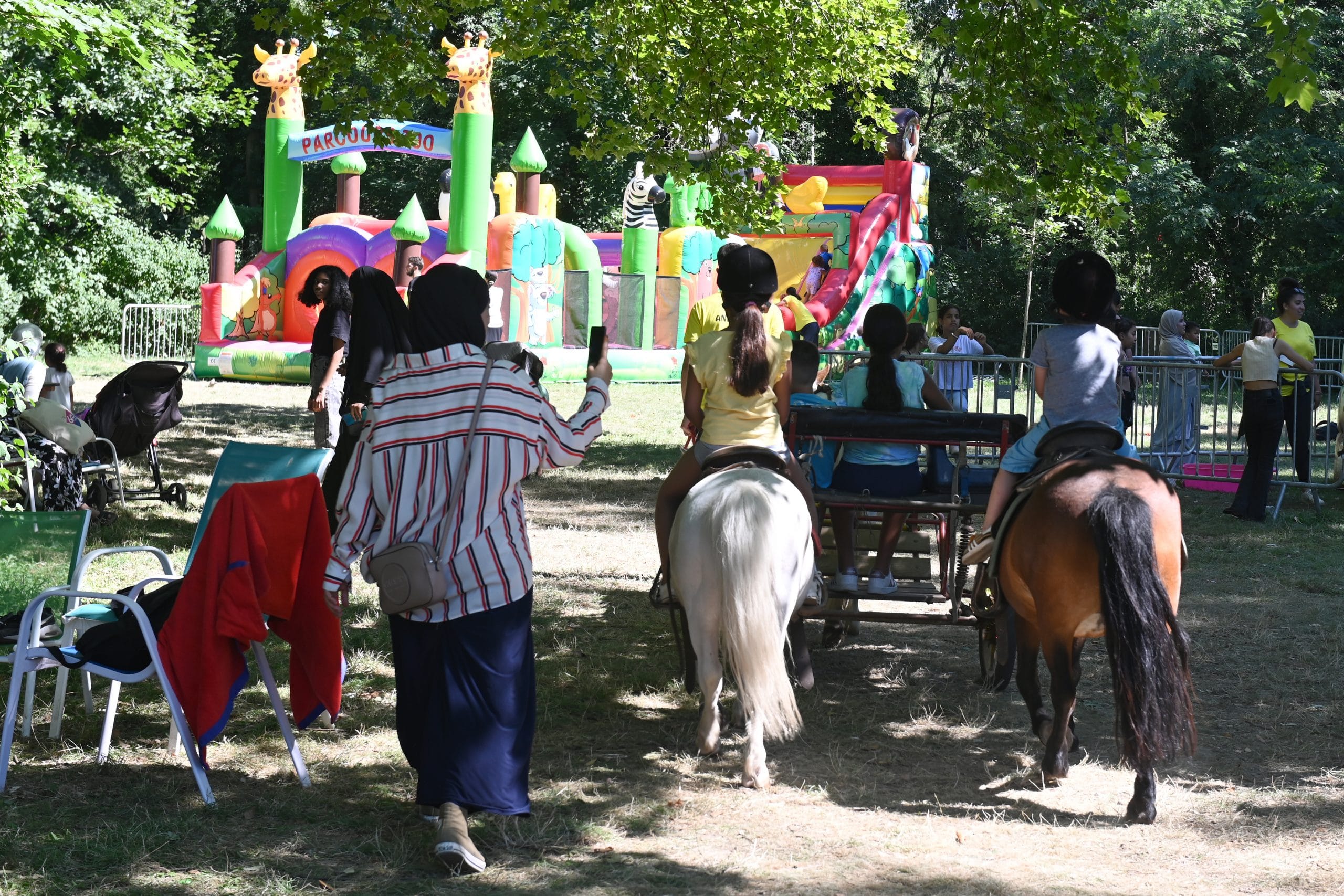 balade à cheval au parc Triolet
