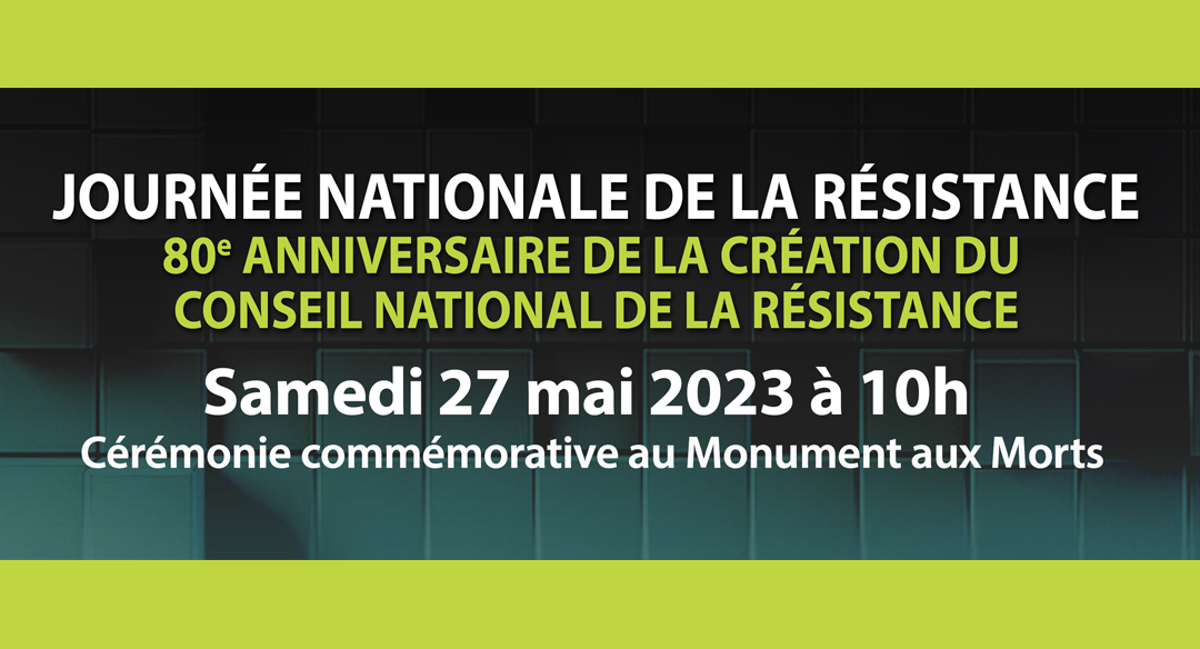 2023 – Journée nationale de la Résistance
