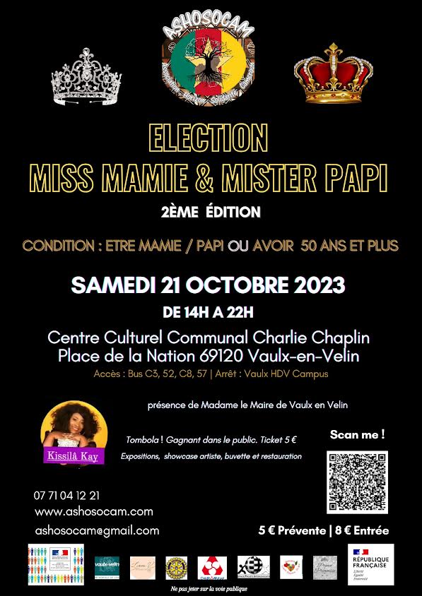 Élection miss Mamie et mister Papi - 21 octobre 2023 au Centre Charlie Chaplin