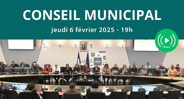 Conseil Municipal – jeudi 6 février 2025 – Ville de Vaulx-en-Velin