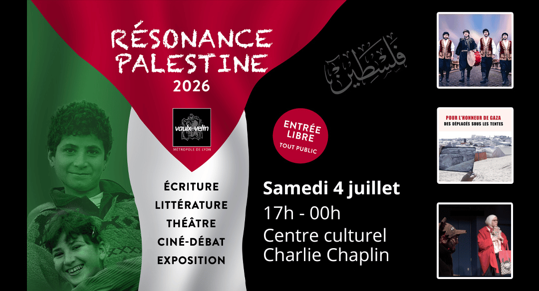 Samedi 4 juillet : Festival Résonance Palestine