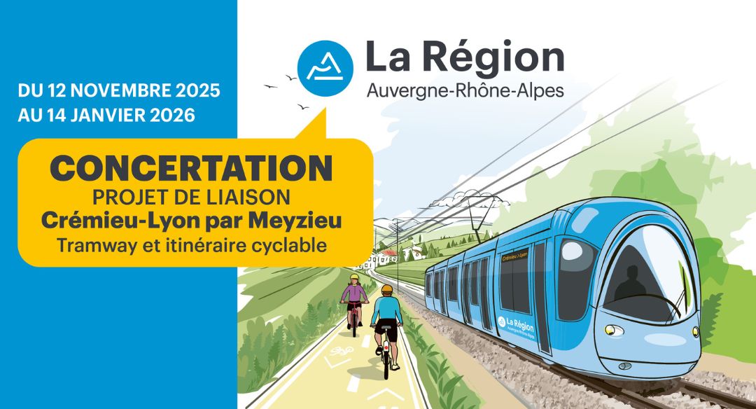 Concertation : projet de liaison Crémieu – Lyon par Meyzieu