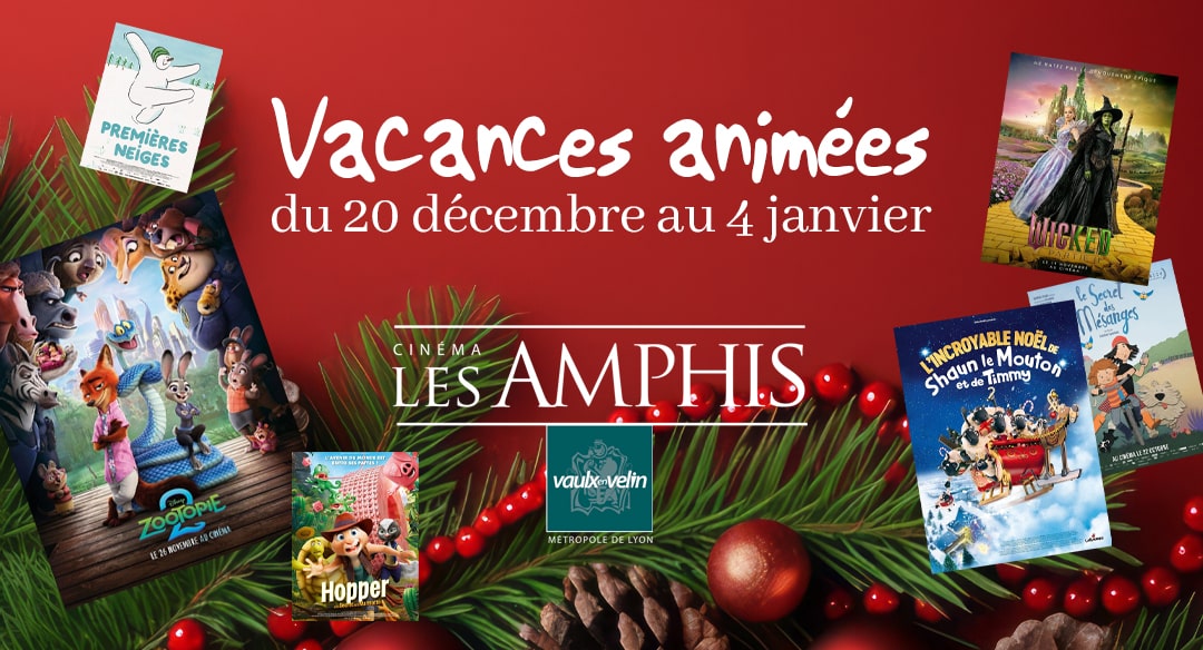 Vacances de fin d’année au cinéma Les Amphis