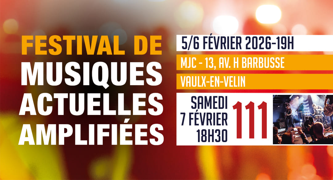 Festival de Musiques Actuelles Amplifiées 2026