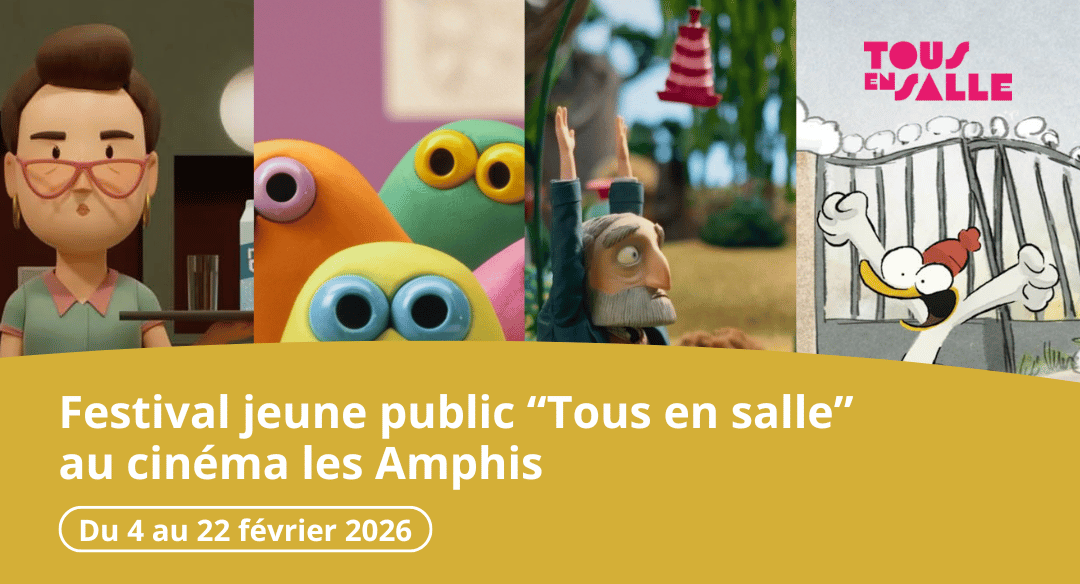 Du 4 au 22 février, vivez « Tous en salle » : le festival de cinéma jeune public