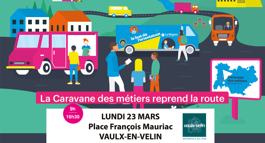Orientation : rendez-vous lundi 23 mars sur la Caravane des métiers
