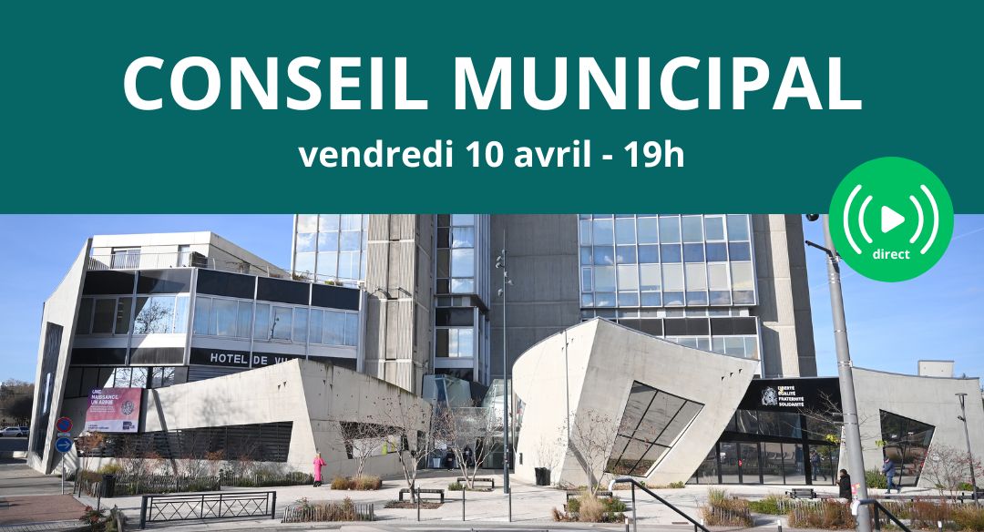 Conseil municipal vendredi 10 avril 2026