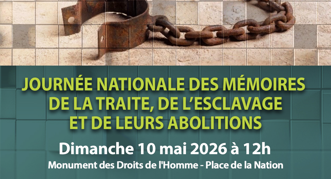Journée nationale des mémoires de la traite, de l&rsquo;esclavage et de leurs abolitions