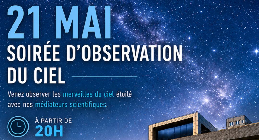 Soirée d&rsquo;observation du ciel