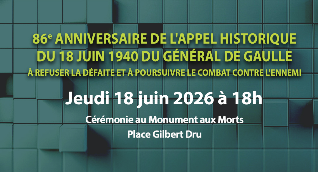 86e anniversaire de l&rsquo;Appel du 18 juin 1940 du Général de Gaulle