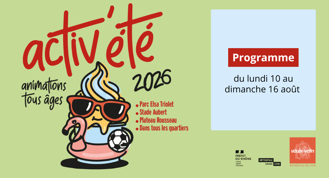 Activ&rsquo;été 2026 – Programme du lundi 10 au dimanche 16 août