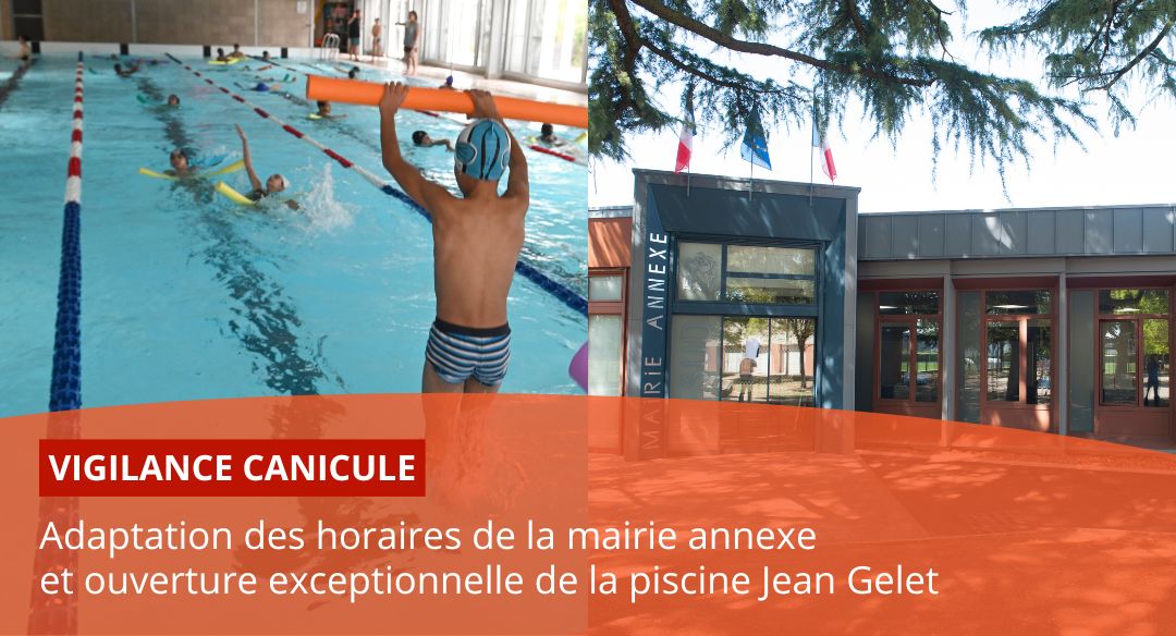 Fortes chaleurs : adaptation des horaires des équipements municipaux