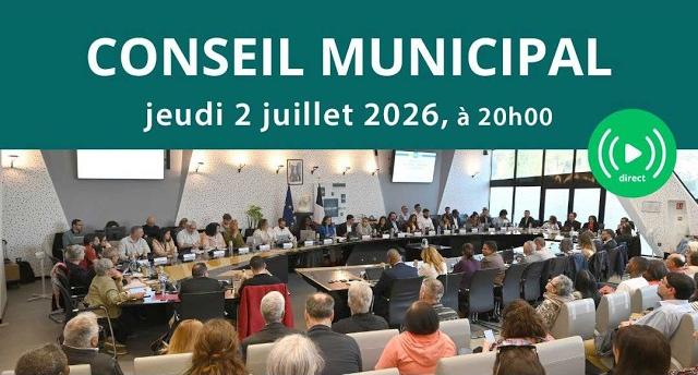 Conseil Municipal – jeudi 2 juillet 2026 – Ville de Vaulx-en-Velin