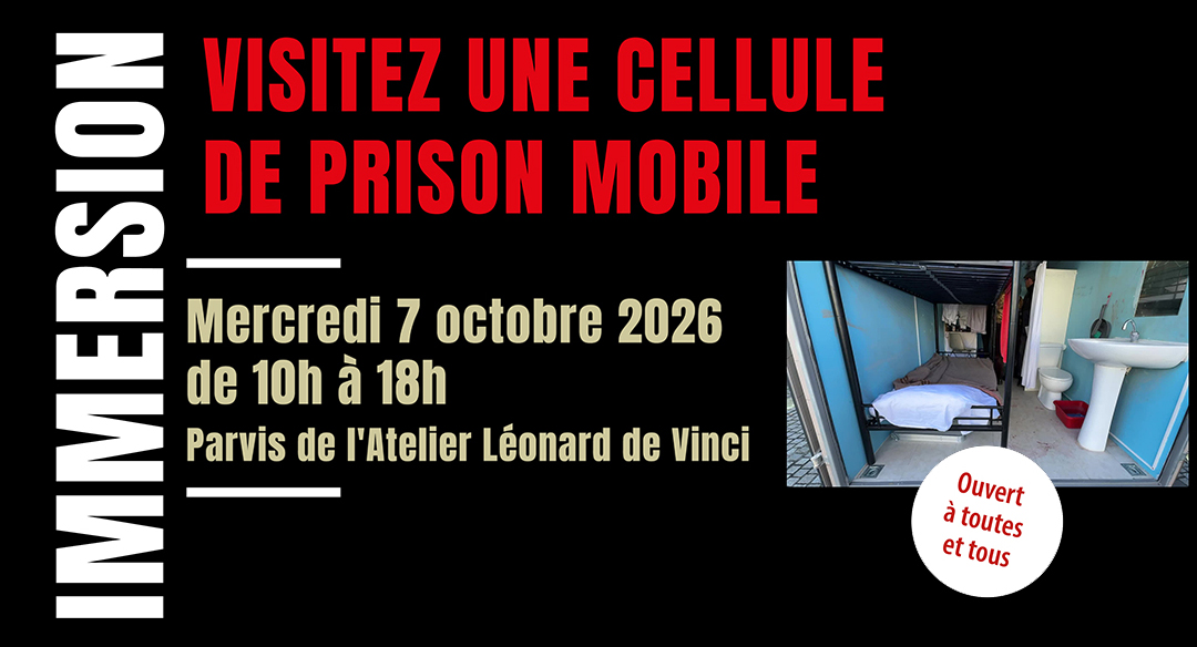 En immersion : visitez une cellule de prison mobile