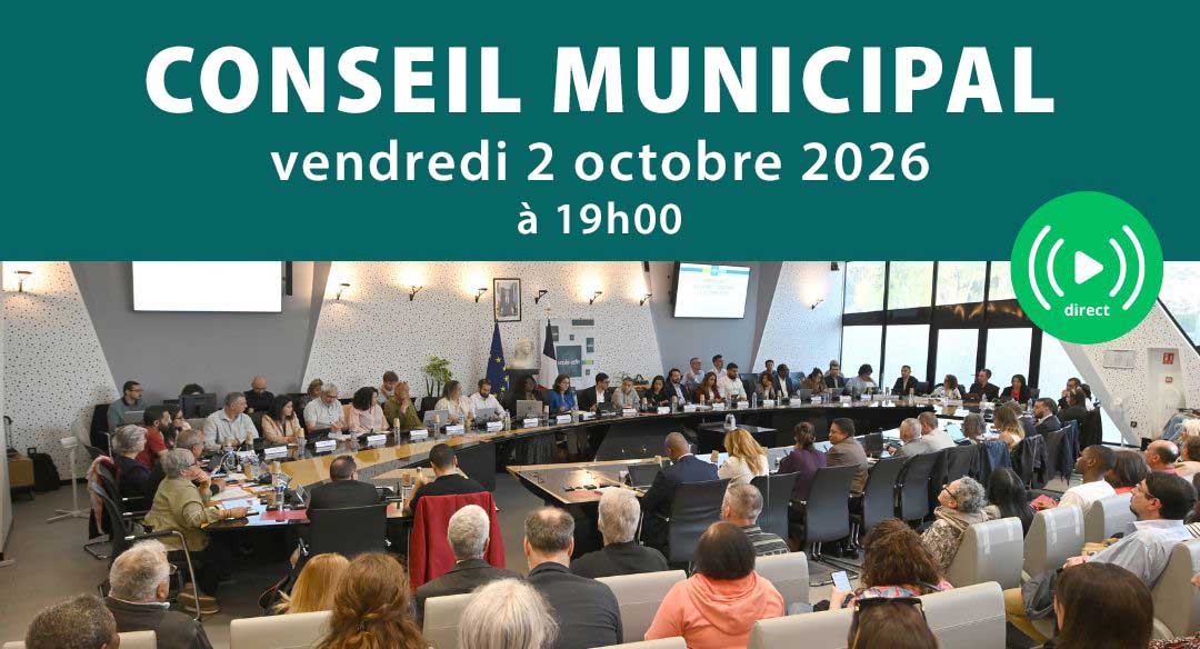 Conseil municipal – vendredi 2 octobre 2026
